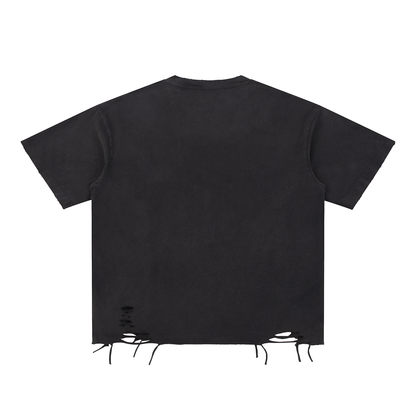 Distressed hand graphic tee