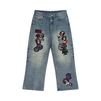 dtg patchwork denim