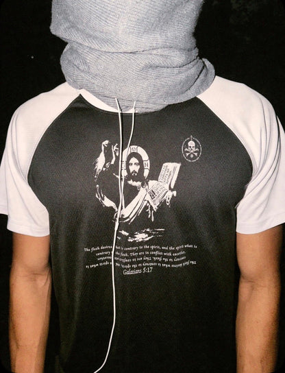 Faith Raglan Jersey Tee