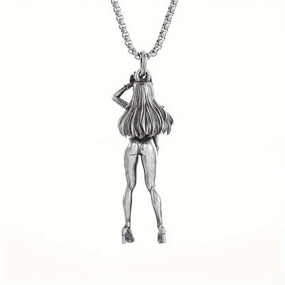 Vintage Anime Girl Pendant