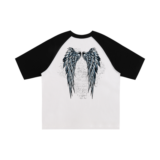 Heart oversized raglan tee